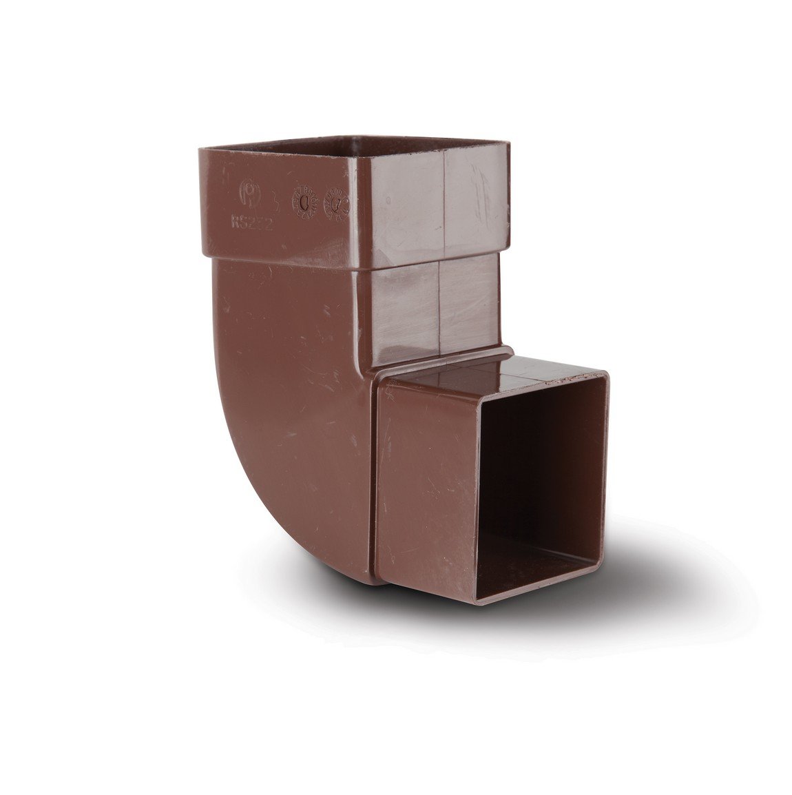 Polypipe 65mm Square Downpipe Offset Bend 92.5deg - Brown  RS232BR Price Comparisons | Compare The Build