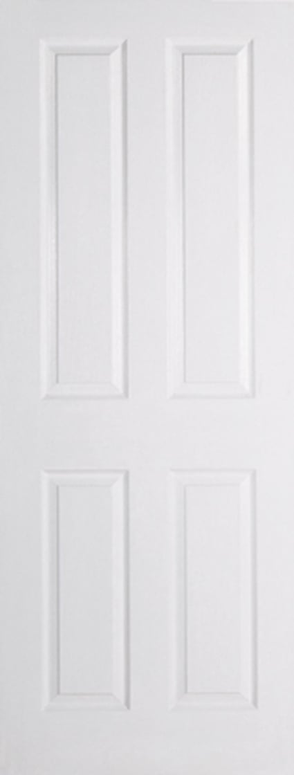 LPD Textured 4P Internal Door 1981 x 762mm Primed White Composite Price Comparisons | Compare The Build