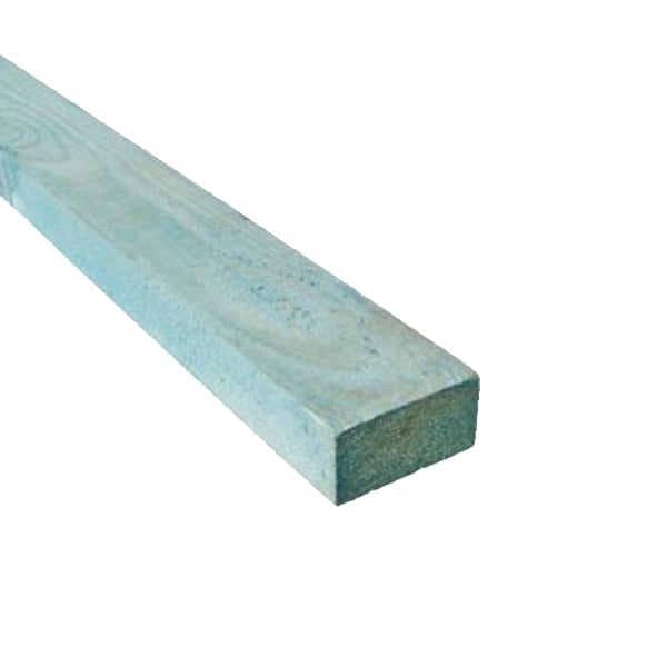 Sawn BS5534 Blue/Gold Treated Batten - 25 x 50mm x 4.8mtr Length Price Comparisons | Compare The Build