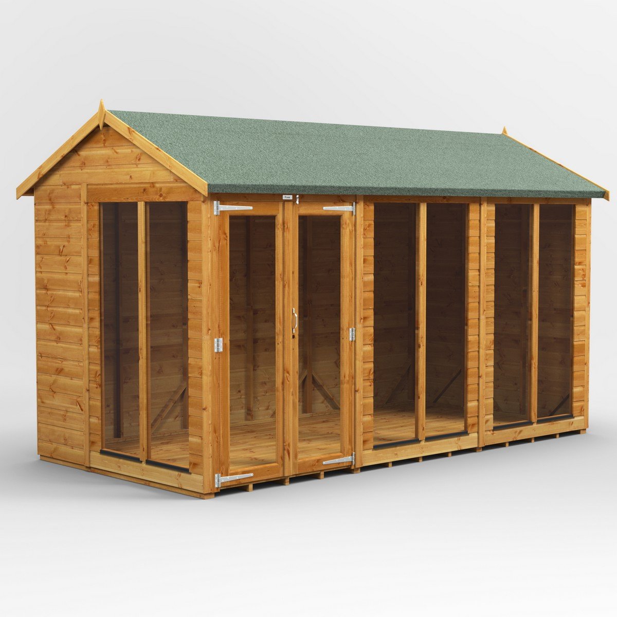Powersheds Apex Roof Summerhouse 12ft x 6ft - Golden Brown Price Comparisons | Compare The Build