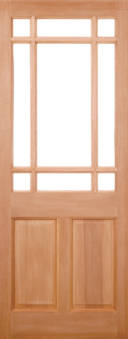 LPD Warwick 9L Unglazed M&amp;T External Door 1981 x 762mm Unfinished Hardwood Price Comparisons | Compare The Build