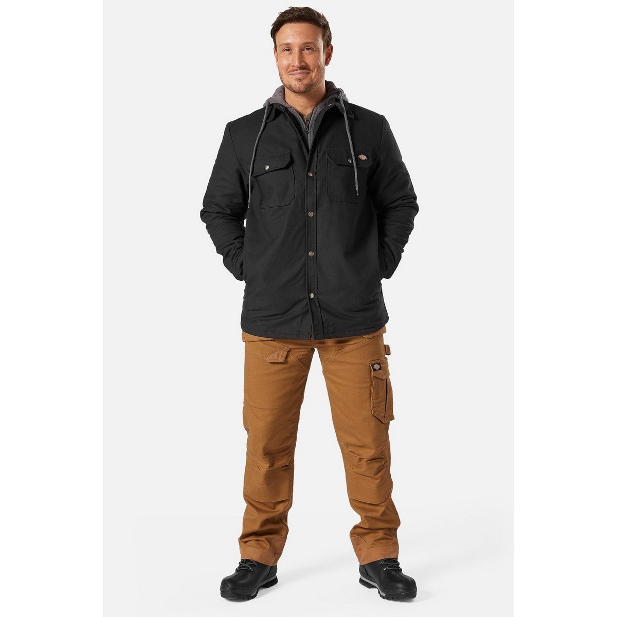 Dickies Duck Shirt Jacket - Black - Large Price Comparisons | Compare The Build