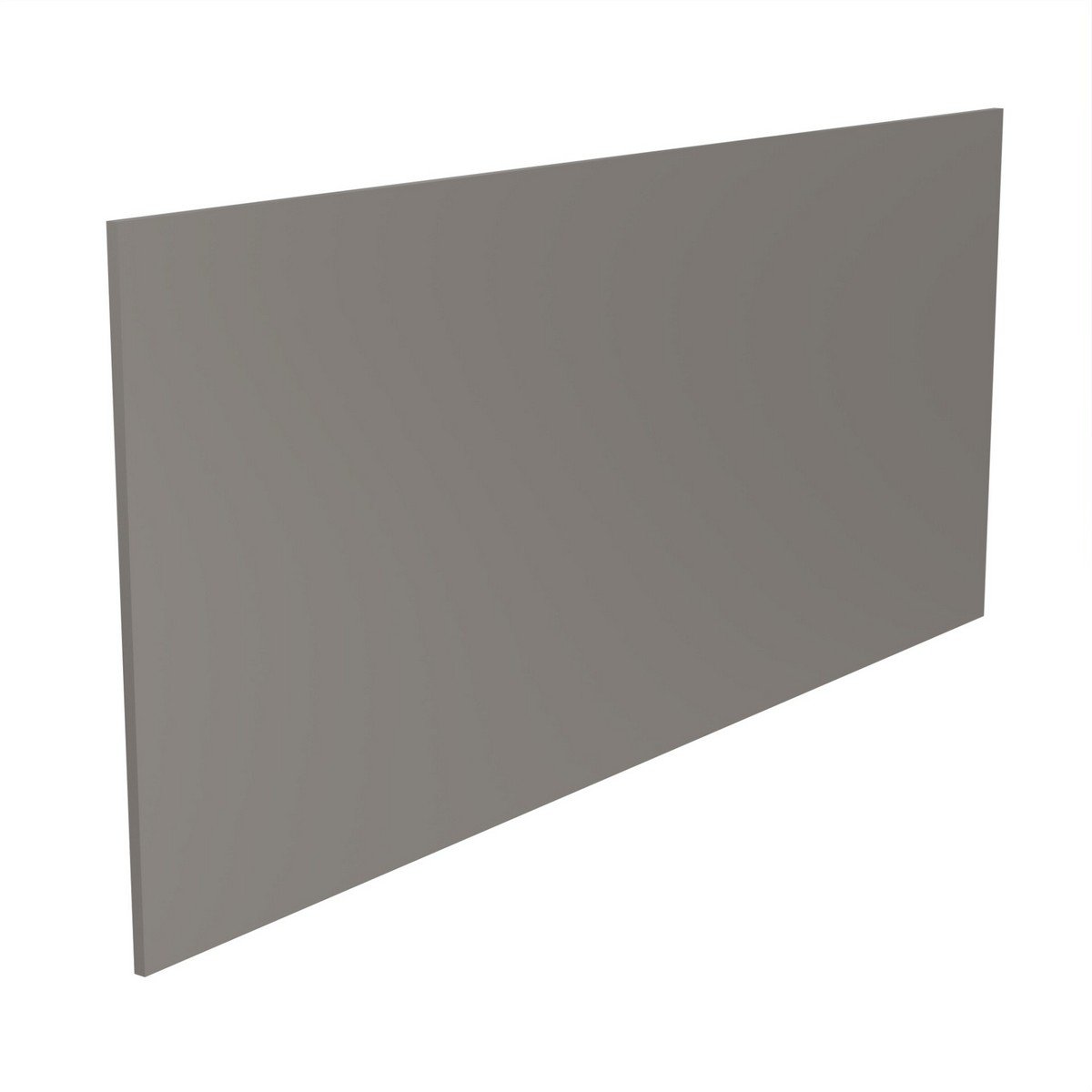 KitchenKit Flatpack J-Pull Breakfast Bar Back Panel 2100mm - Super Gloss Dust Grey Price Comparisons | Compare The Build
