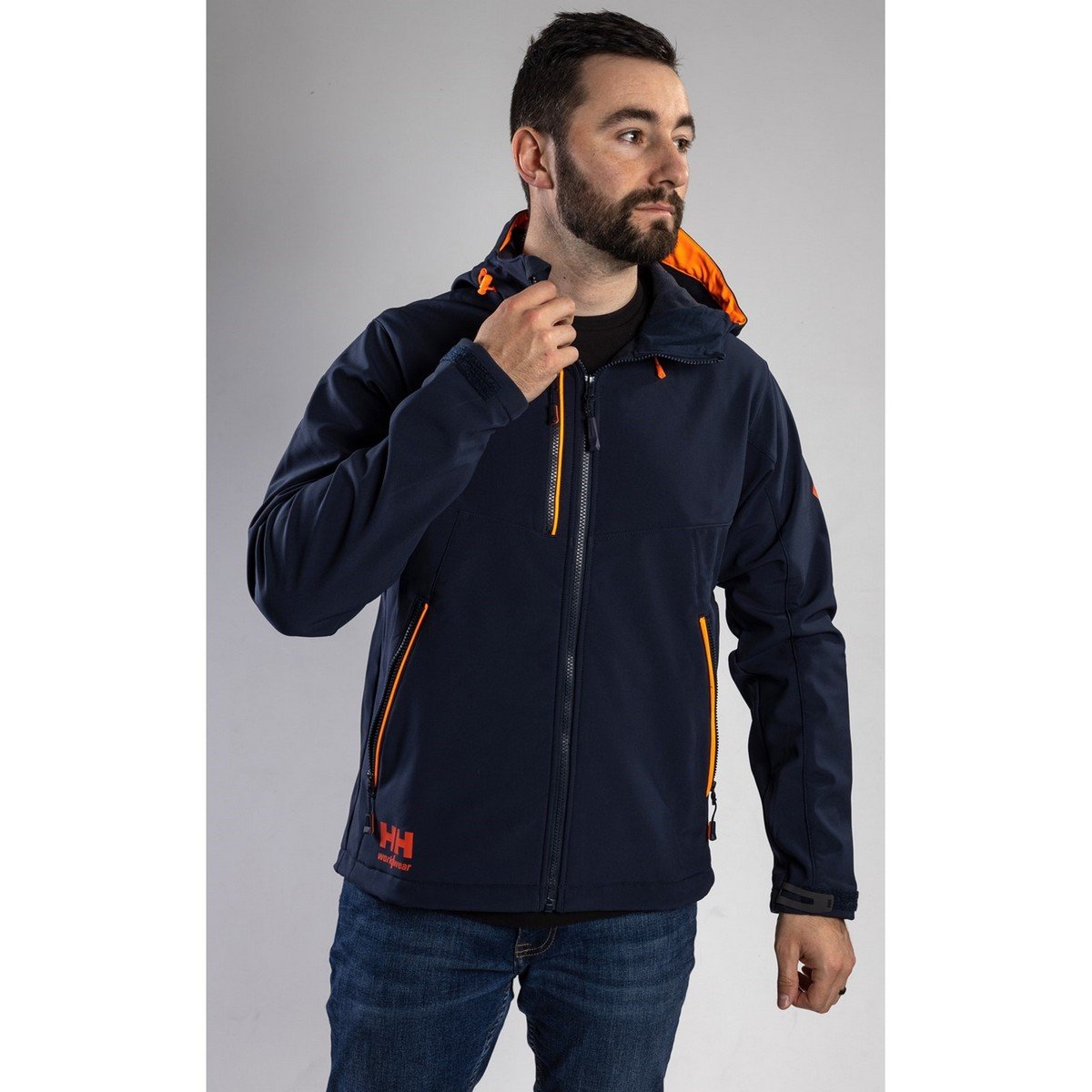 Helly Hansen Chelsea Evolution Hooded Softshell Jacket - Navy - Large Price Comparisons | Compare The Build