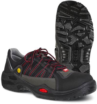 Jalas 1615 E-Sport Safety Trainer - Size 9 - Black/Red Price Comparisons | Compare The Build