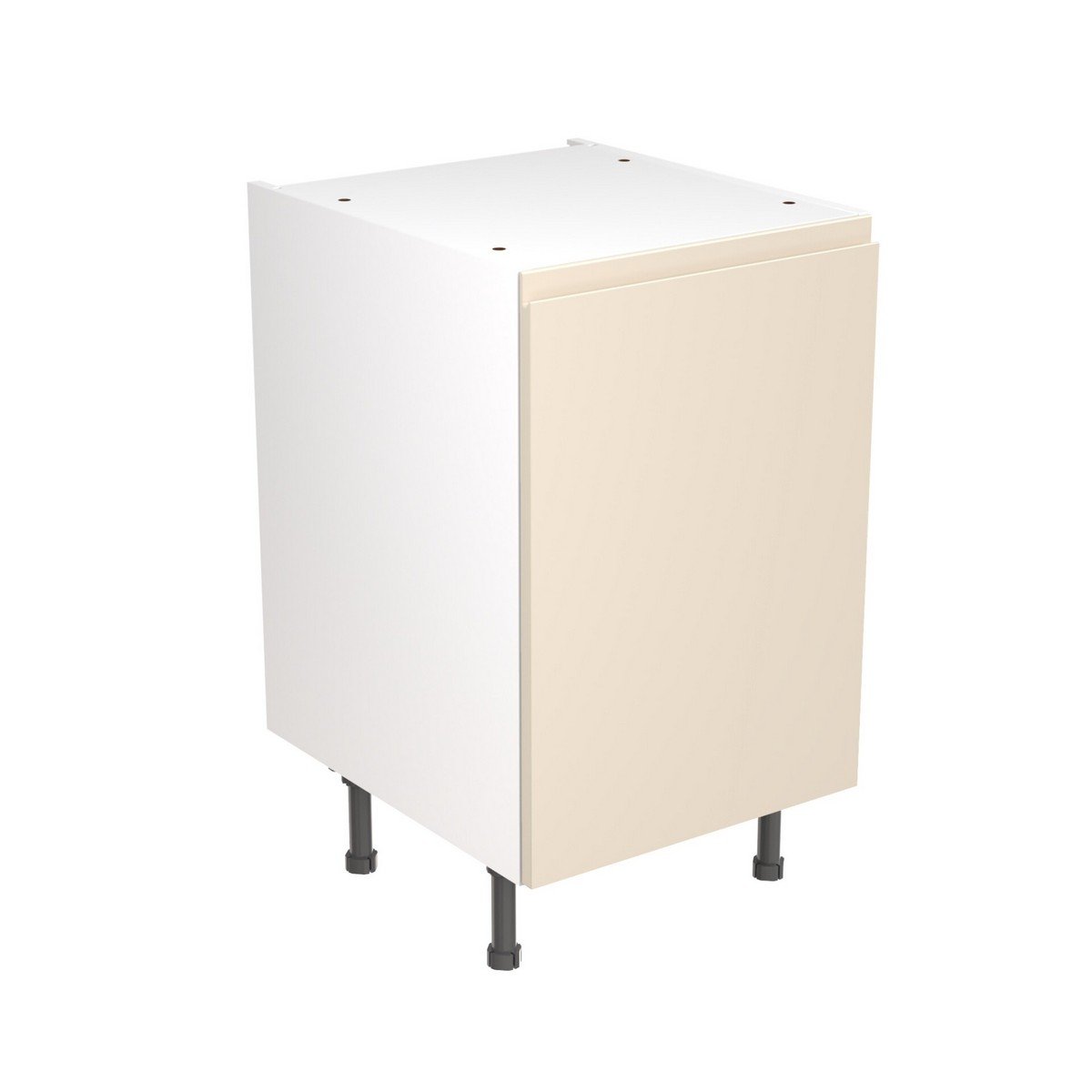 KitchenKit Flatpack J-Pull Base Cabinet 500mm - Ultra Matt Cashmere Price Comparisons | Compare The Build