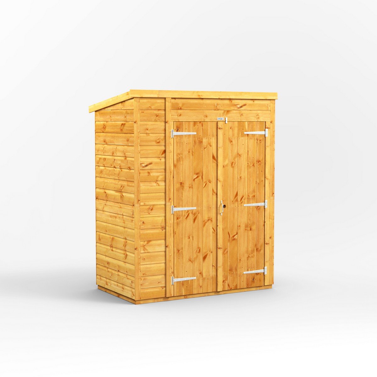 Powersheds Double Door Tool Shed  5ft x 3ft - Golden Brown Price Comparisons | Compare The Build