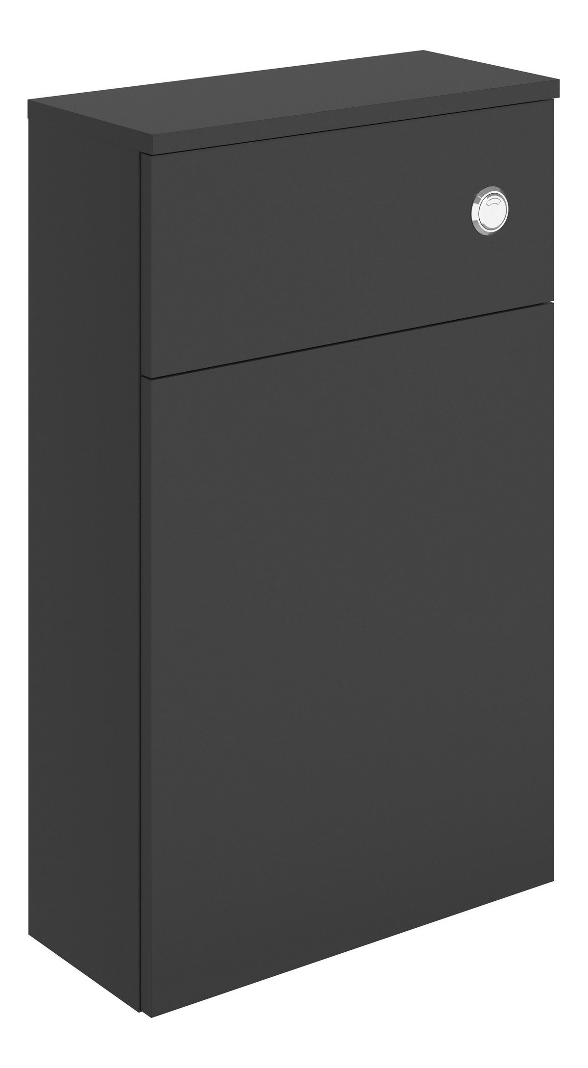 Kingston WC Unit 500mm - Matt Black &amp; Glass Price Comparisons | Compare The Build