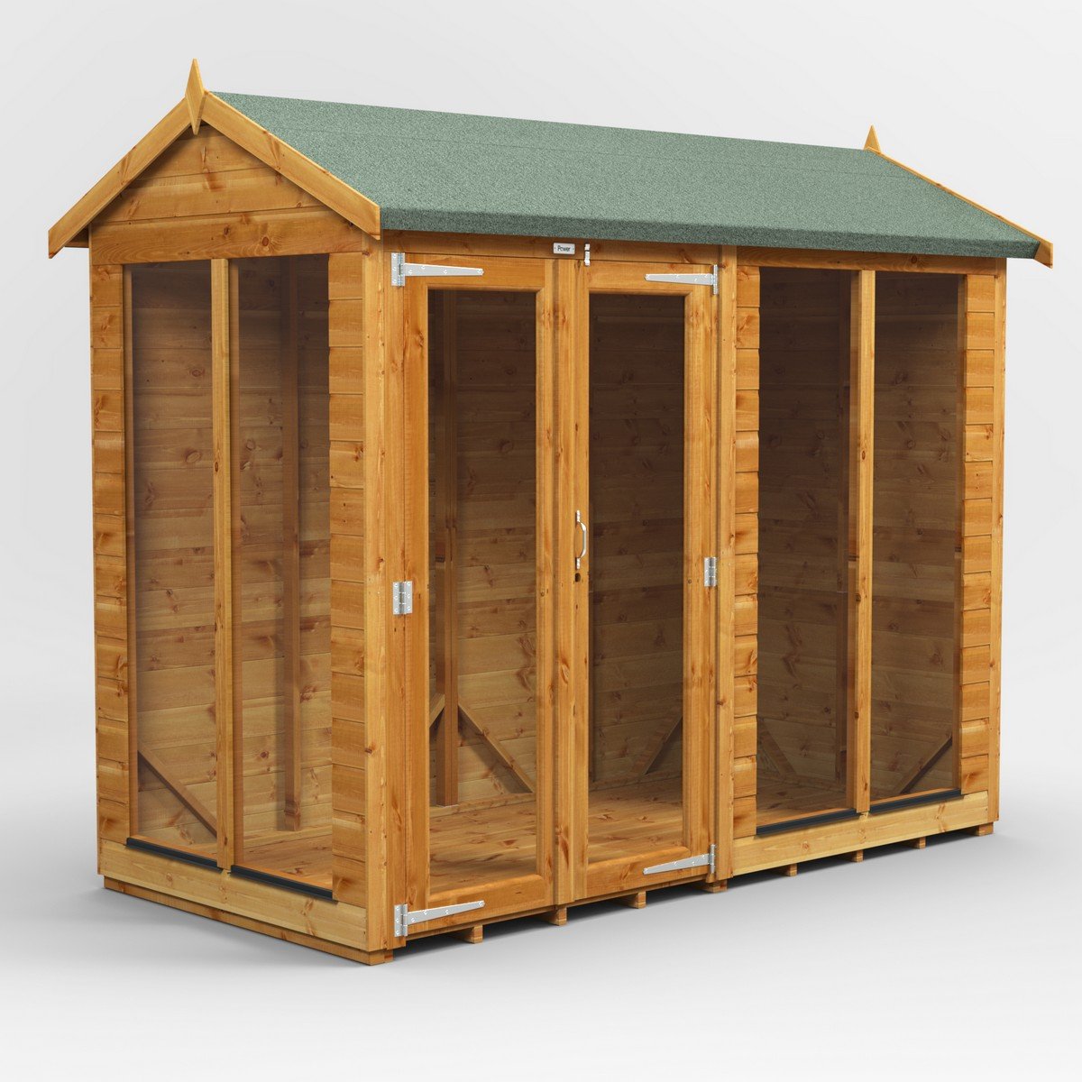 Powersheds Apex Roof Summerhouse 8ft x 4ft - Golden Brown Price Comparisons | Compare The Build