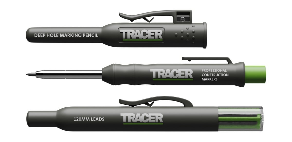 TRACER Deep Hole Pencil Marker c/w Replacement Lead Price Comparisons | Compare The Build
