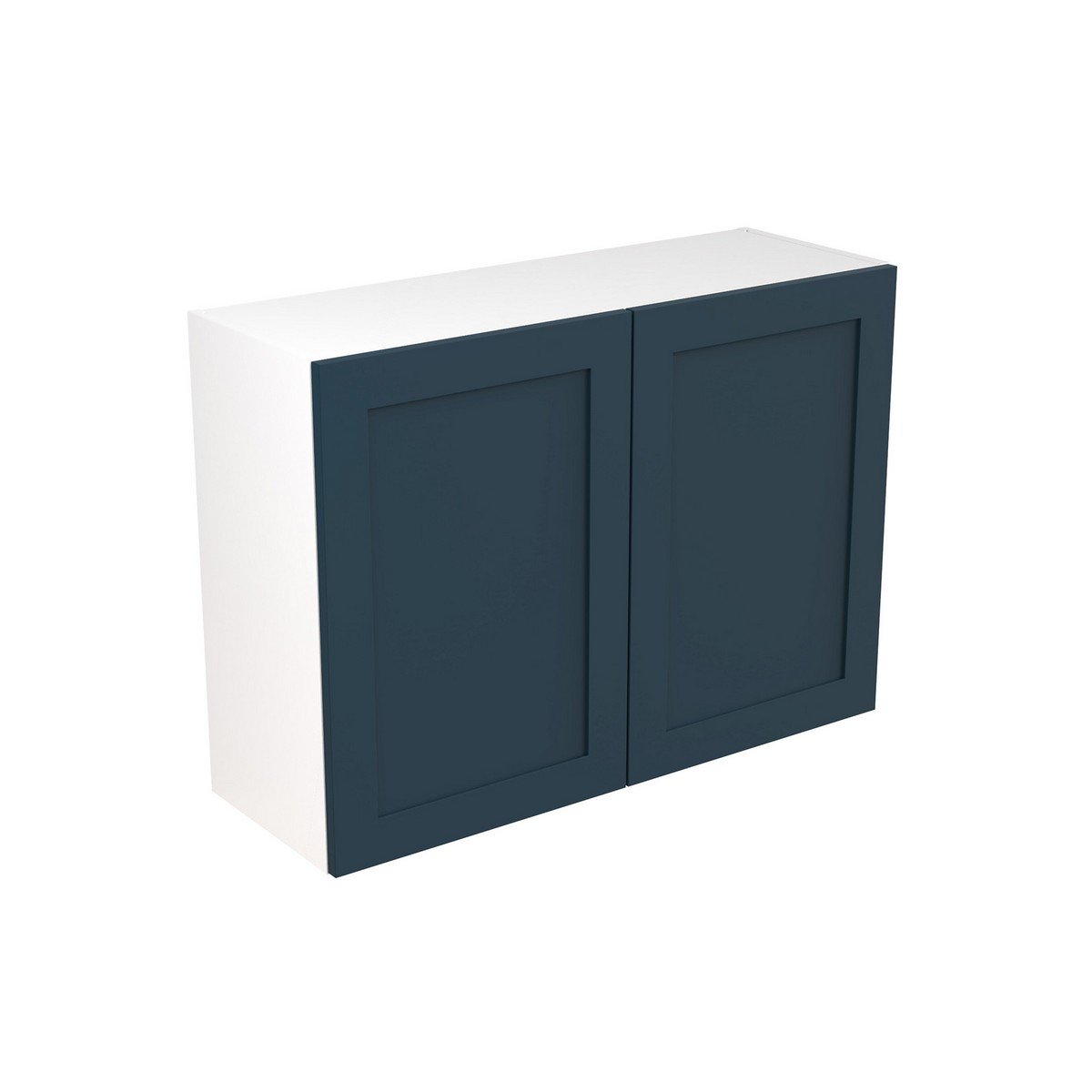 KitchenKit Flatpack Shaker Wall Cabinet 1000mm - Ultra Matt Indigo Blue Price Comparisons | Compare The Build