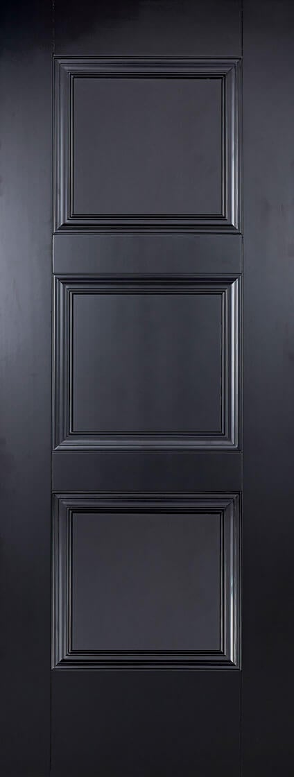 LPD Amsterdam 3P Internal Door 1981 x 762mm Black Primed Plus Price Comparisons | Compare The Build