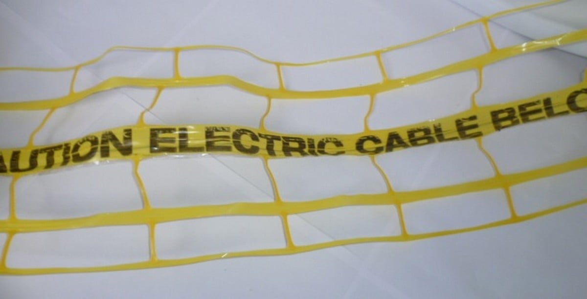 Detectable Tape - Yellow - 200mm x 100m Roll - Electric Price Comparisons | Compare The Build