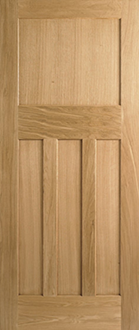 DX Solid Core Internal Fire Door - Unfinished - DX 30&#039;s Style 2032 x 813mm Oak PPDX32OAKFC Price Comparisons | Compare The Build