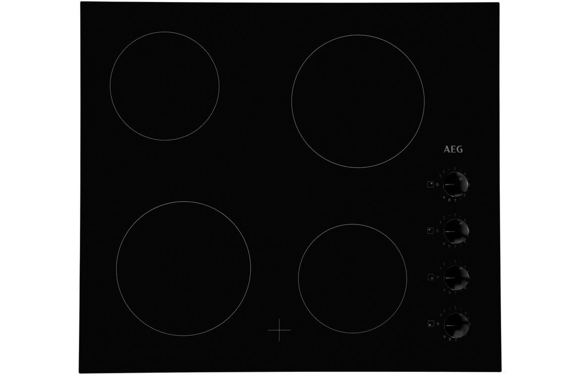 AEG Integrated Ceramic Hob 60cm - Black (HK614000CB) Price Comparisons | Compare The Build