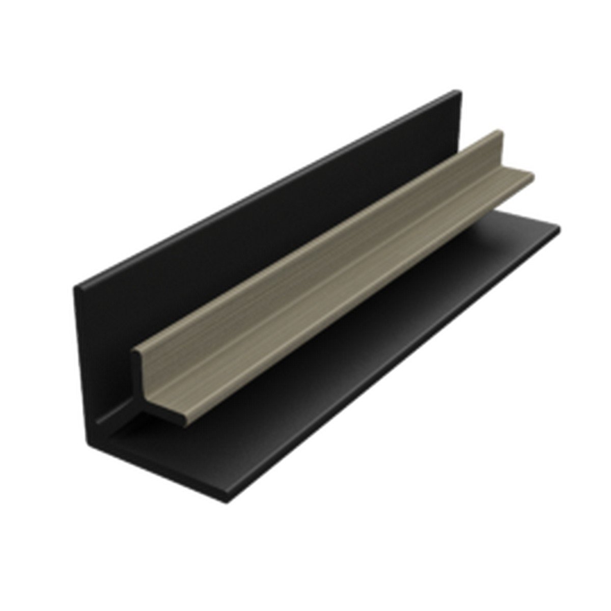 Piranha Traditional Cladding Inside Corner Fascia Trim - Black Carbon Price Comparisons | Compare The Build