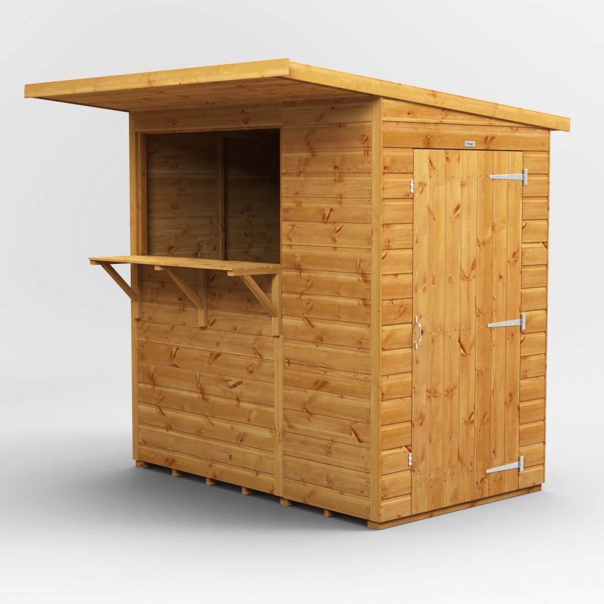 Powersheds Pub Shed Garden Bar 6ft x 4ft - Golden Brown Price Comparisons | Compare The Build