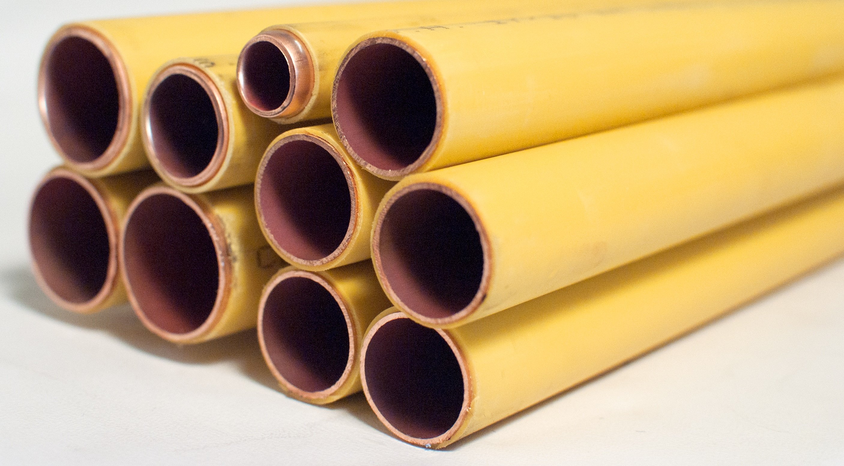 Copper Tube 22mm x 3m Yellow Plastic Coated Price Comparisons | Compare The Build