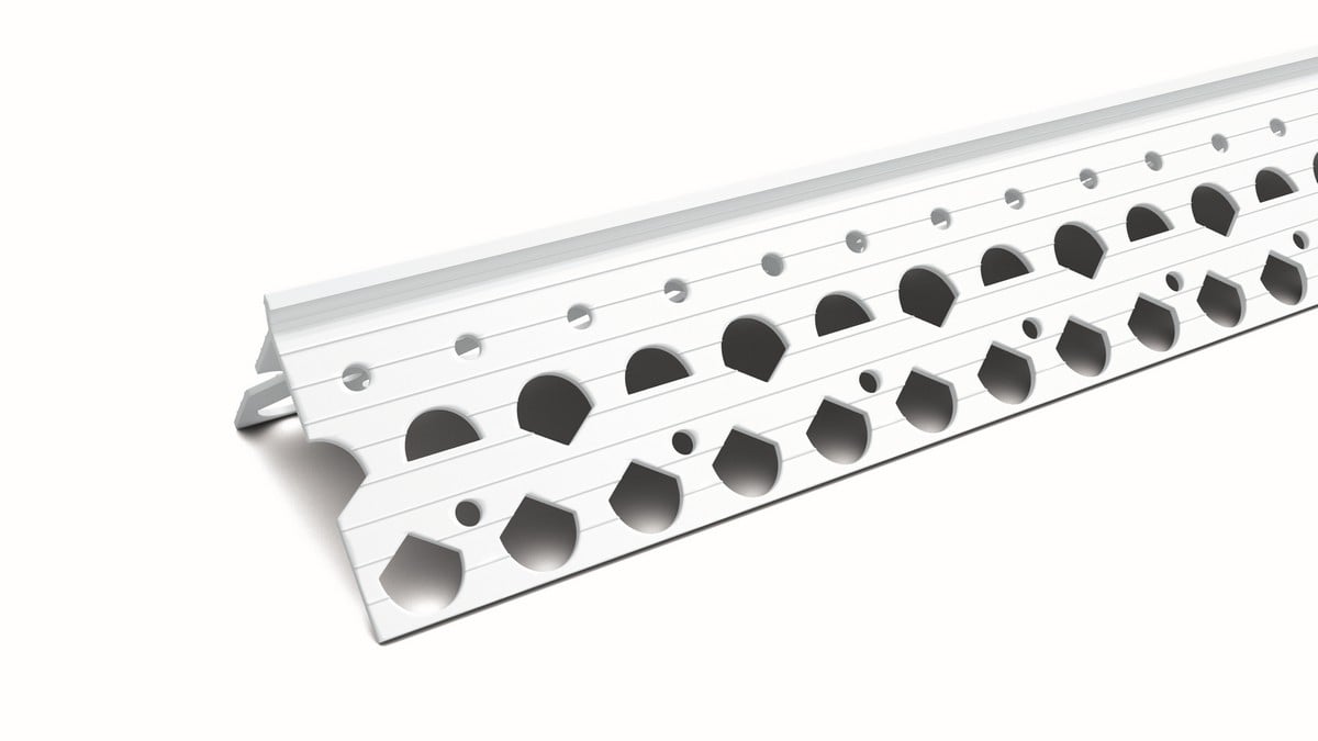 Thin Coat Angle Bead 3x24mm x 2.5m White PVCu Price Comparisons | Compare The Build