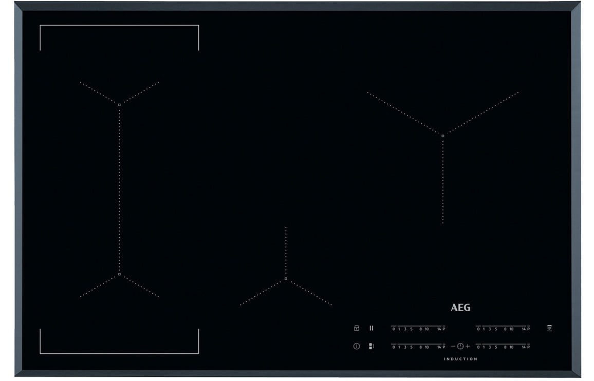 AEG Integrated Induction Hob 80cm - Black (IKE84441FB) Price Comparisons | Compare The Build