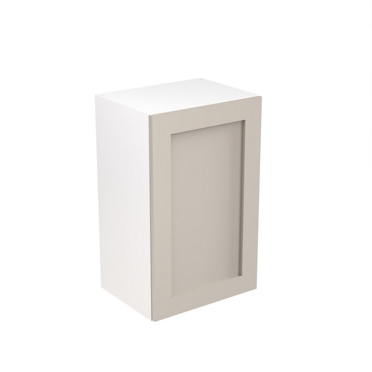 KitchenKit Flatpack Shaker Wall Cabinet 450mm - Ultra Matt Light Grey Price Comparisons | Compare The Build