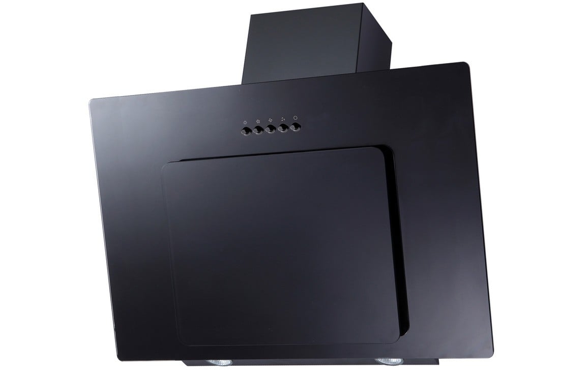 Prima+ Wall Mounted Angled Chimney Hood 70cm - Black (PRAE0020) Price Comparisons | Compare The Build