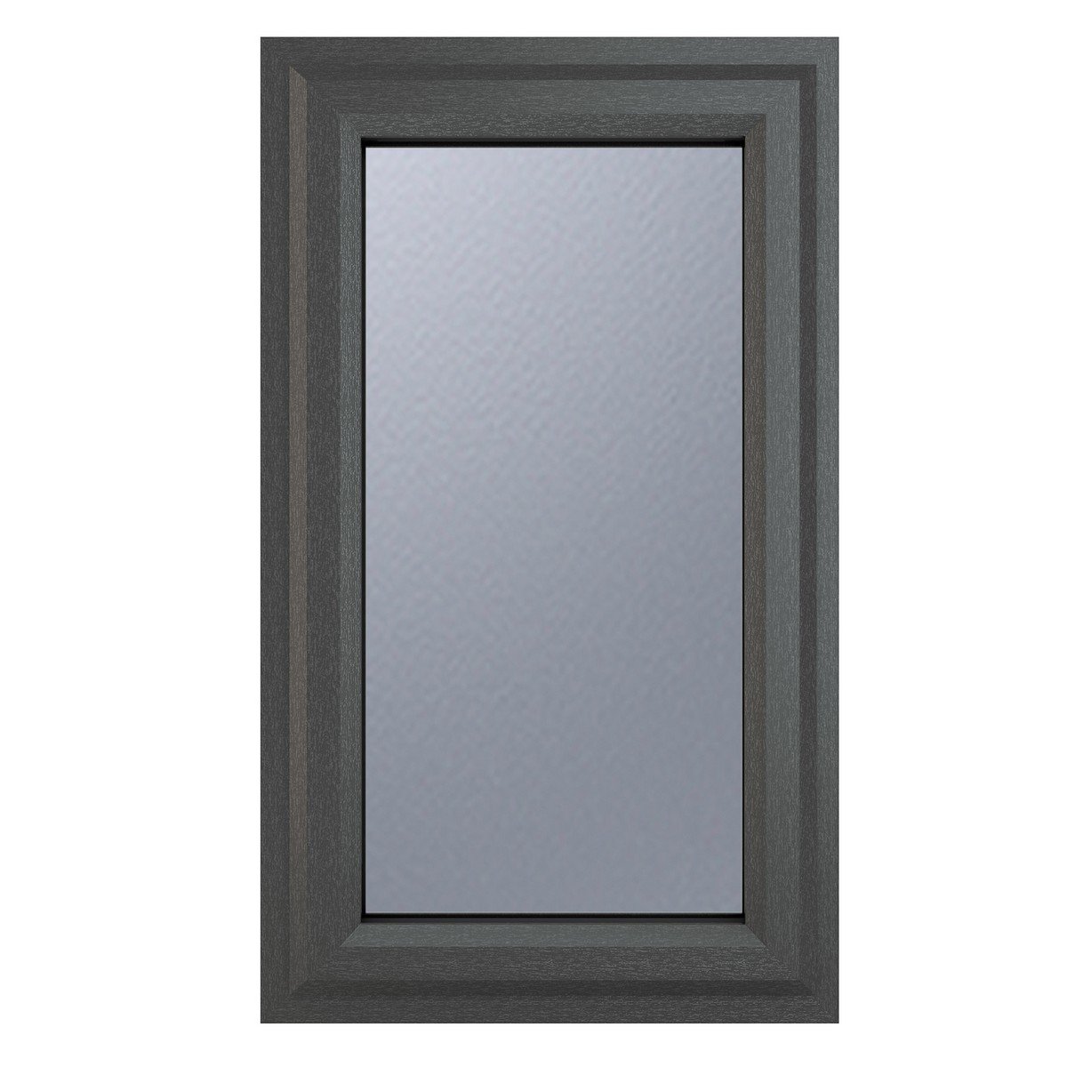 Crystal Triple Glazed Window (Left Hand) 610 x 965mm Obscure - Grey/White Price Comparisons | Compare The Build
