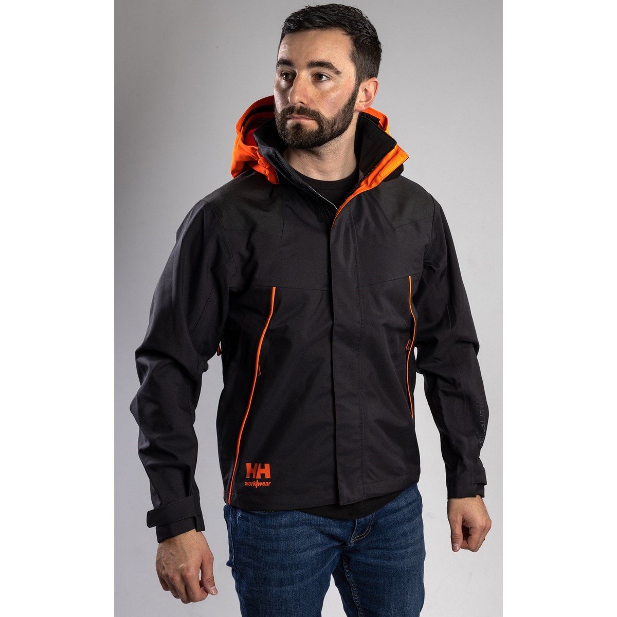 Helly Hansen Workwear Chelsea Evolution Shell Jacket - Ebony - Medium Price Comparisons | Compare The Build