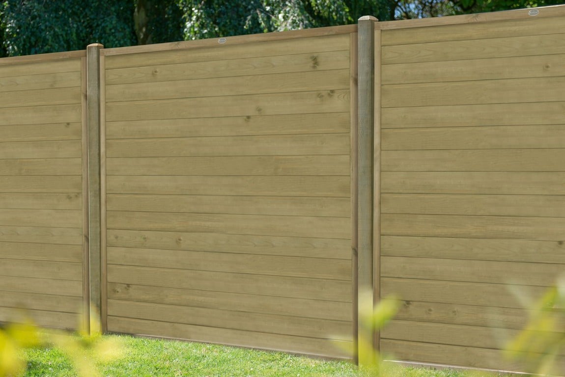 Forest Horizontal T&amp;G Fence Panel 6ft x 6ft (1.83mtr x 1.83mtr) - Treated Timber (Pack of 4) Price Comparisons | Compare The Build