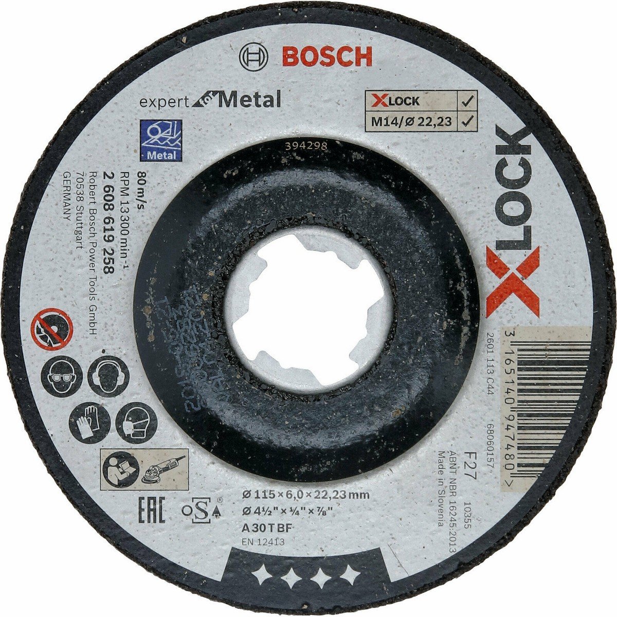 Bosch X-Lock Metal Grinding Disc (Expert for Metal) 115mm x 6mm Price Comparisons | Compare The Build