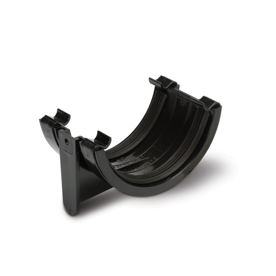 Polypipe 112mm Half Round Union Bracket - Black - RR102B Price Comparisons | Compare The Build