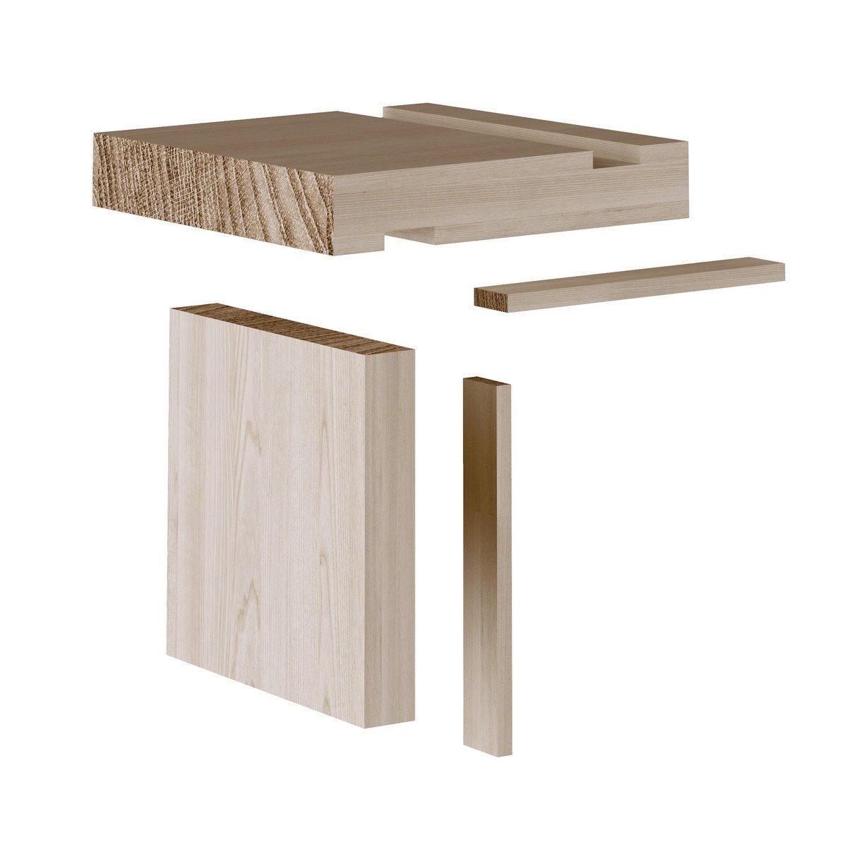 Internal Door Lining Set with Stop - 32mm x 100mm (Fin Size 27mm x 94mm) - For doors 2&#039;6&quot;/2&#039;9&quot; Price Comparisons | Compare The Build