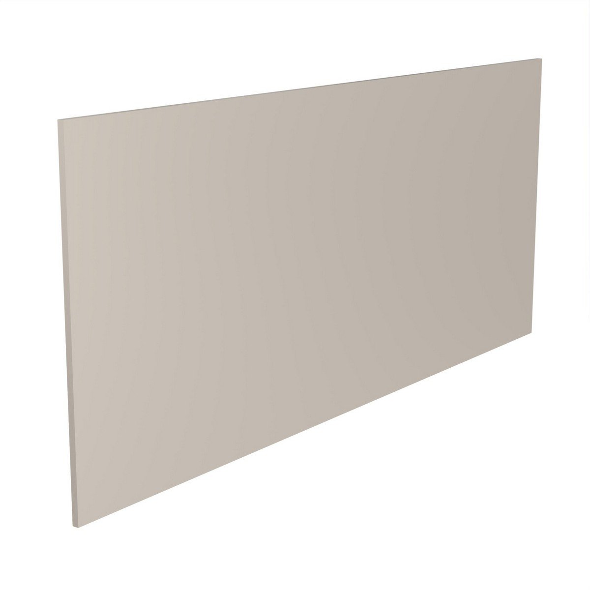 KitchenKit Flatpack Shaker Breakfast Bar Back Panel 2100mm - Ultra Matt Light Grey Price Comparisons | Compare The Build