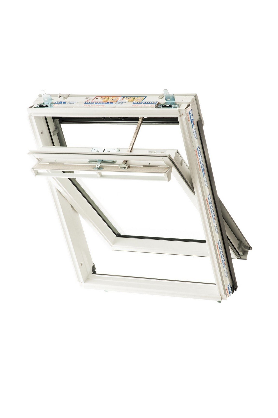 Keylite Centre Pivot Hi-Therm Roof Window with Standard Electric Kit - 550 x 780mm - White Painted - WFCP01HTSEK Price Comparisons | Compare The Build