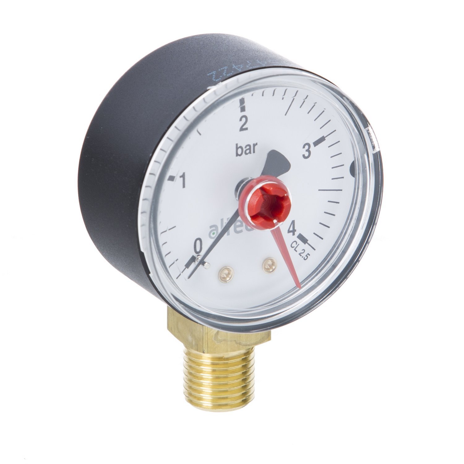 Altecnic Pressure Gauge Bottom 0-10 Bar 1/4&quot; Price Comparisons | Compare The Build