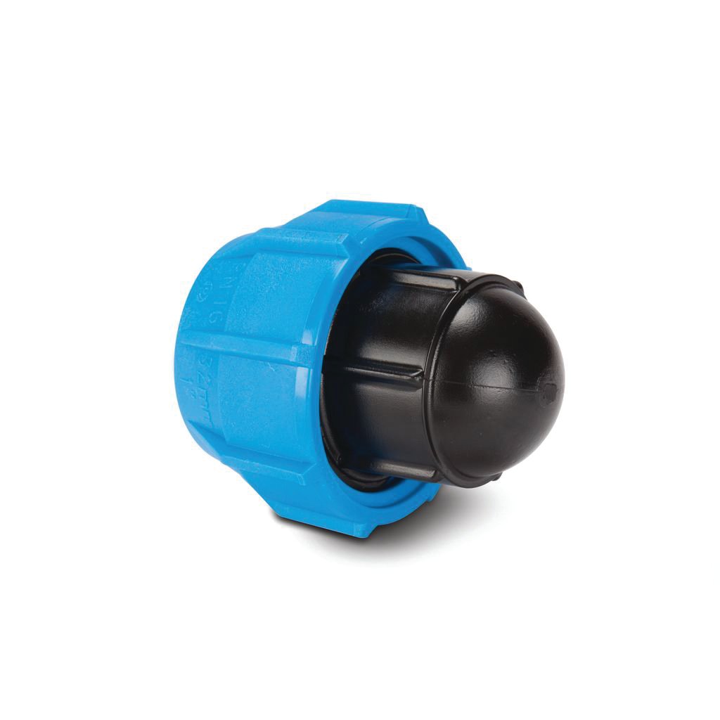 PolyGuard End Cap 25mm Black/Blue   PGF40925 Price Comparisons | Compare The Build