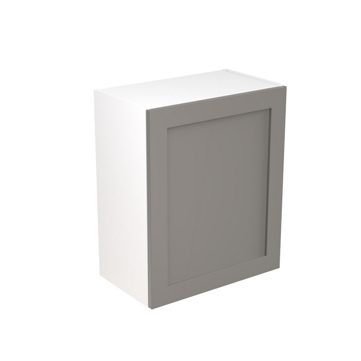 KitchenKit Flatpack Shaker Wall Cabinet 600mm - Ultra Matt Dust Grey Price Comparisons | Compare The Build