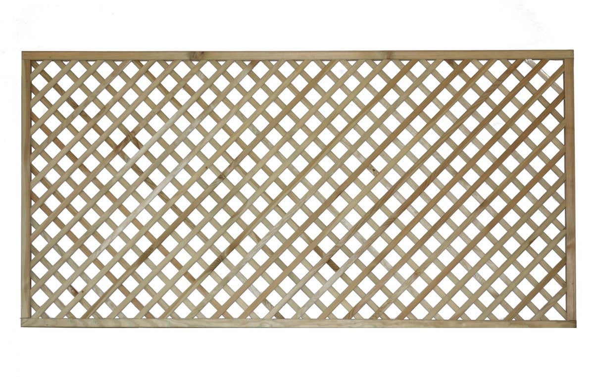 Tafs Pressure Treated Diamond Trellis 6ft (1828 x 900mm) Price Comparisons | Compare The Build