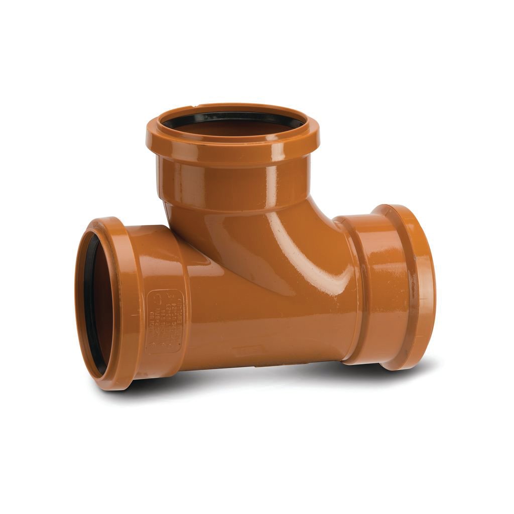 Polypipe 160mm Equal Junction Triple Socket 87.5deg - Terracotta - UG623 Price Comparisons | Compare The Build