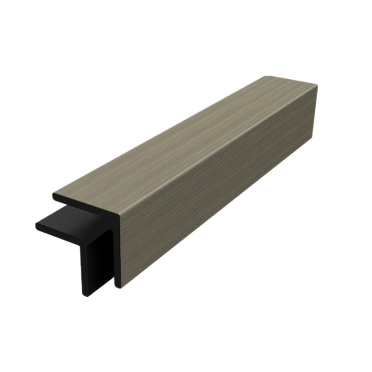 Piranha Traditional Cladding Outside Corner Fascia Trim - Black Carbon Price Comparisons | Compare The Build