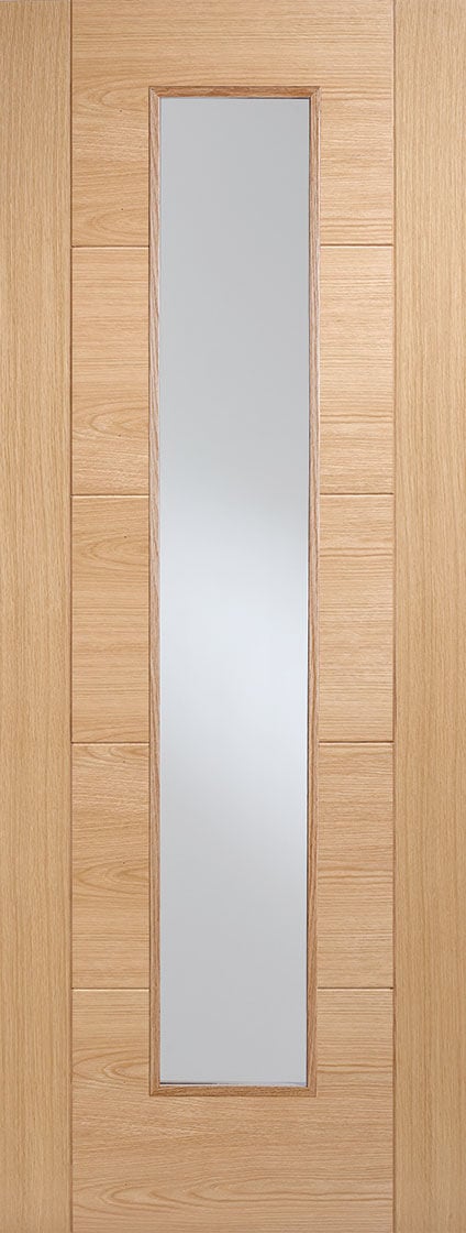 Vancouver Solid Core Internal Fire Door - Prefinished - Long Light 1981 x 838mm Oak OVANLLFC33 Price Comparisons | Compare The Build