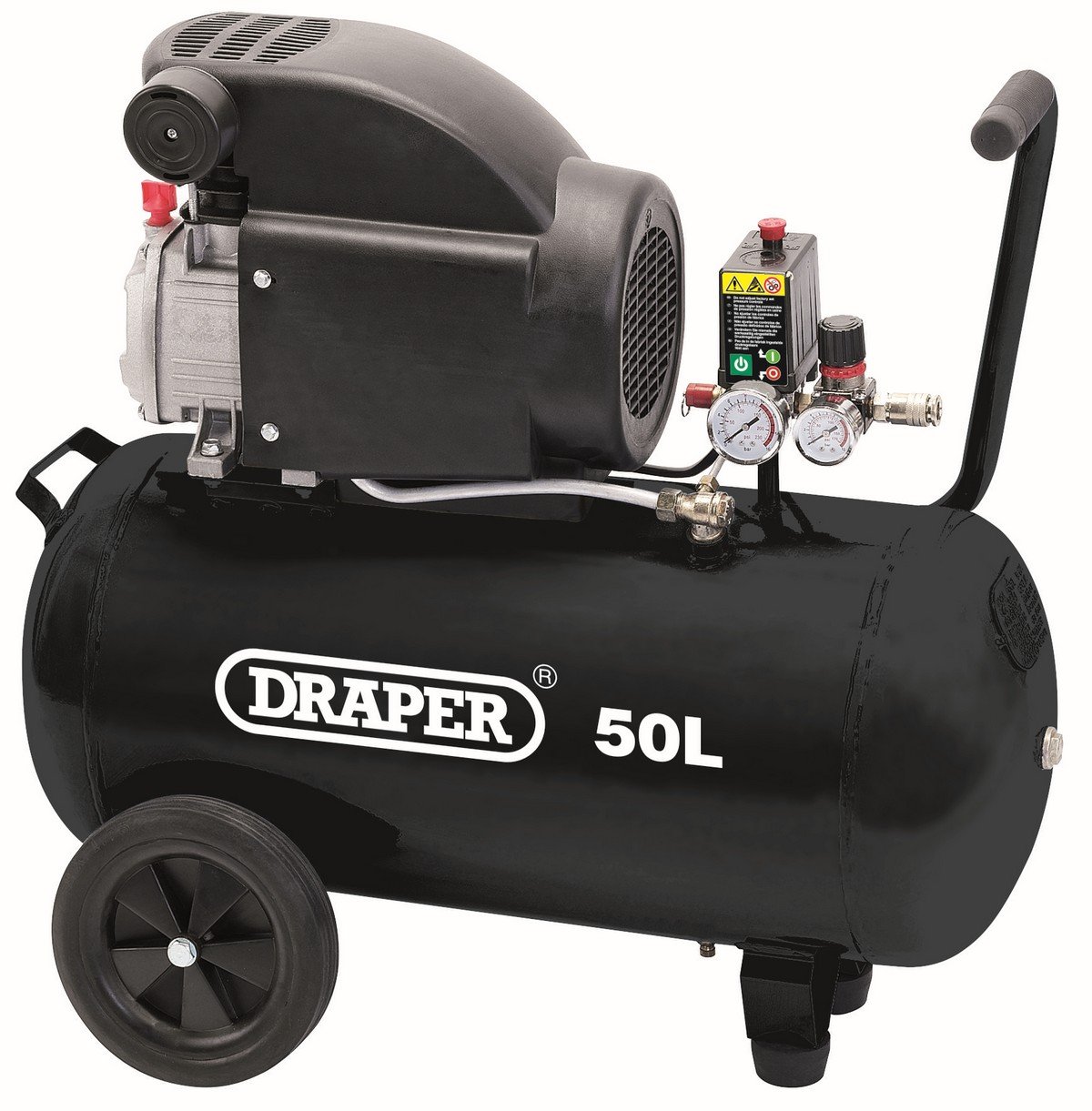 Draper Air Compressor - 2HP, 50ltr, 230V Price Comparisons | Compare The Build