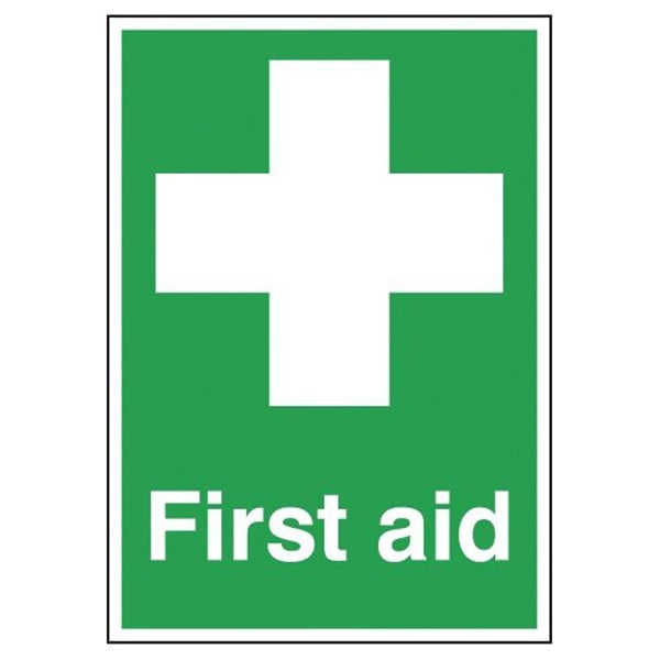 Rigid Site Safety Sign - First Aid 210x148mm Price Comparisons | Compare The Build