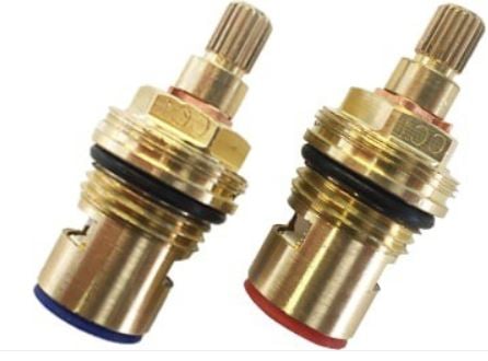 Inventive Creations CC17 Ceramic Hot &amp; Cold Tap Gland - Brass (Pair) Price Comparisons | Compare The Build