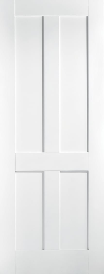 LPD London 4P Internal Door 1981 x 762mm Primed White Price Comparisons | Compare The Build