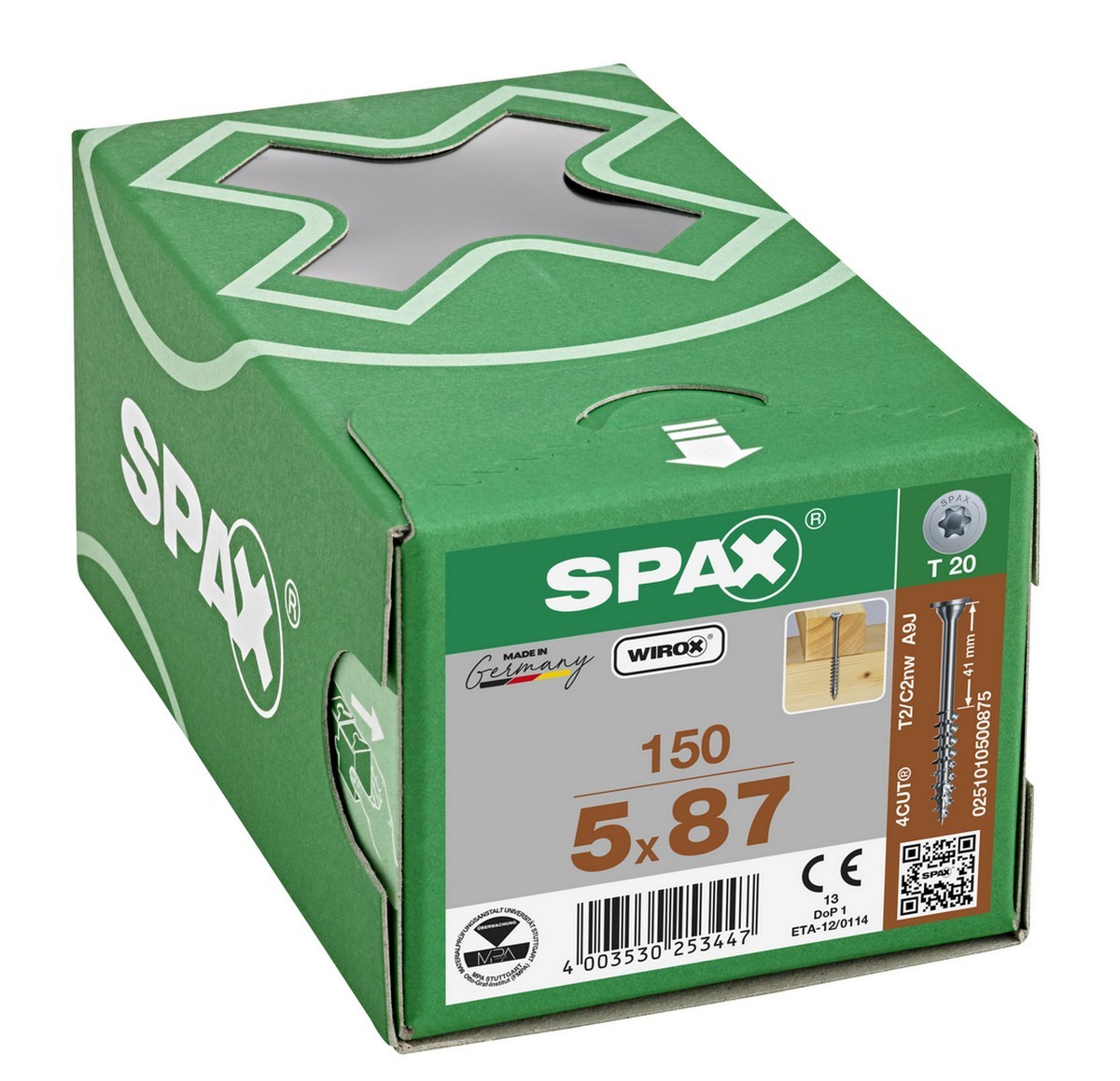 SPAX T-Star Plus T20 Washer Head Construction Screws 5.0 x 87mm Wirox Coated (Pack of 150) Price Comparisons | Compare The Build