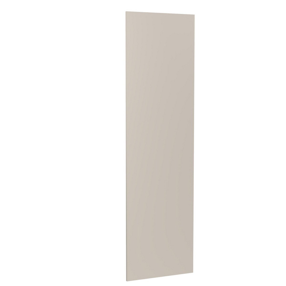 KitchenKit Flatpack J-Pull Larder End Panel 2400mm - Super Gloss Light Grey Price Comparisons | Compare The Build