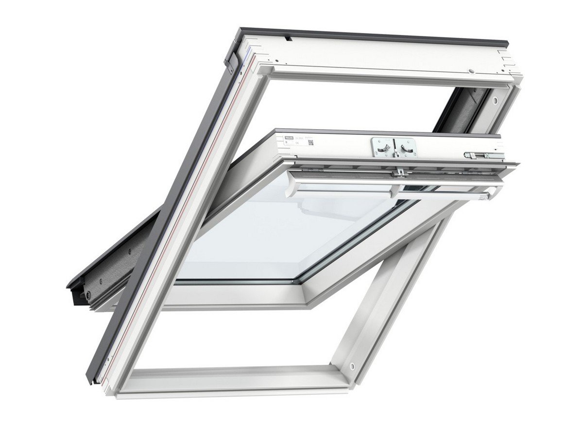 Velux Conservation Roof Window - White Painted - 780 x 1398 - GGL MK08 SD5N2 Price Comparisons | Compare The Build
