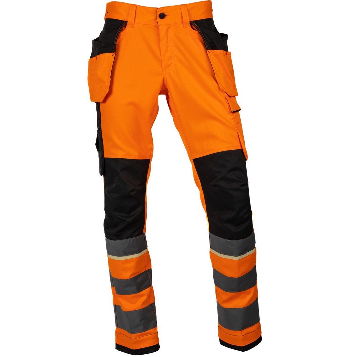 Helly Hansen Workwear UC-ME Construction Trousers CL2 - Hi Vis Orange/Ebony - 37.5&quot; Waist / 33&quot; Leg Price Comparisons | Compare The Build