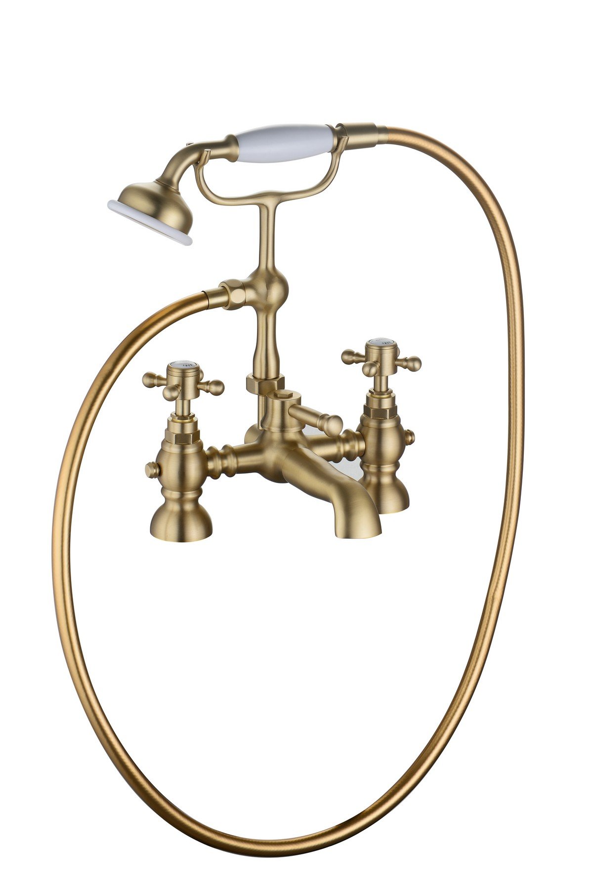 Gloucester Bath/Shower Mixer with Shower Kit - Brushed Brass Price Comparisons | Compare The Build